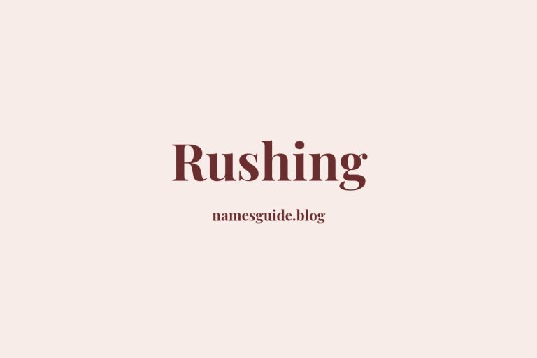 Origin and Meaning of Last Name Rushing