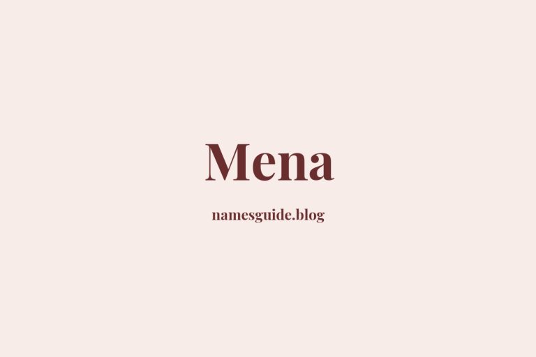 Origin and Meaning of Last Name Mena