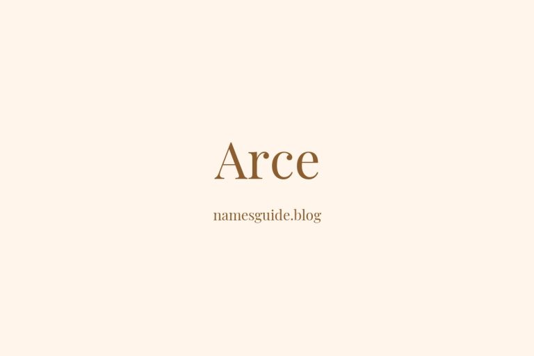 Origin and Meaning of Last Name Arce