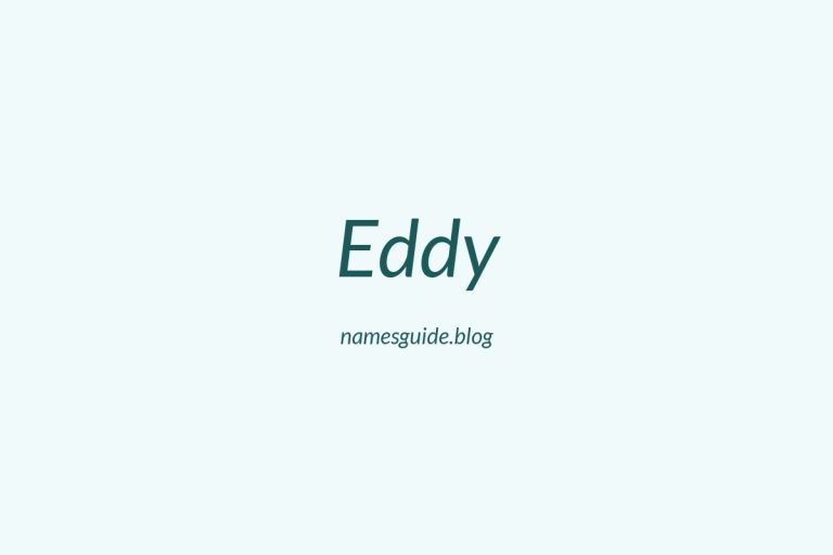 Origin and Meaning of Last Name Eddy