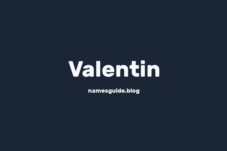 Origin and Meaning of Last Name Valentin