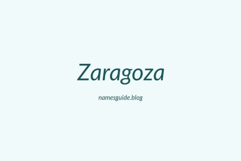 Origin and Meaning of Last Name Zaragoza