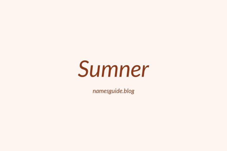 Origin and Meaning of Last Name Sumner