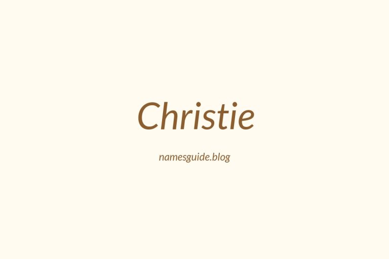 Origin and Meaning of Last Name Christie