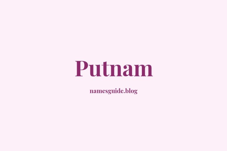 Origin and Meaning of Last Name Putnam