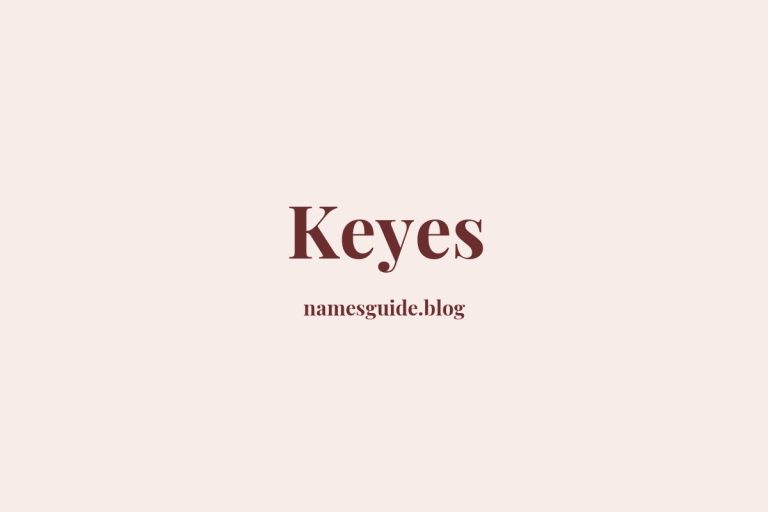 Origin and Meaning of Last Name Keyes