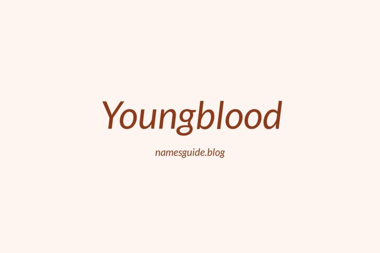 Origin and Meaning of Last Name Youngblood