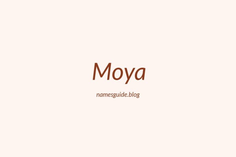 Origin and Meaning of Last Name Moya
