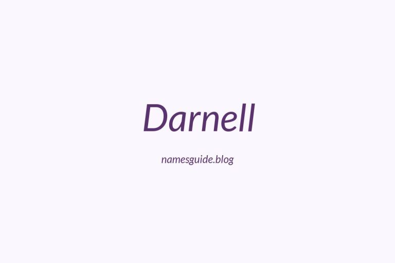 Origin and Meaning of Last Name Darnell