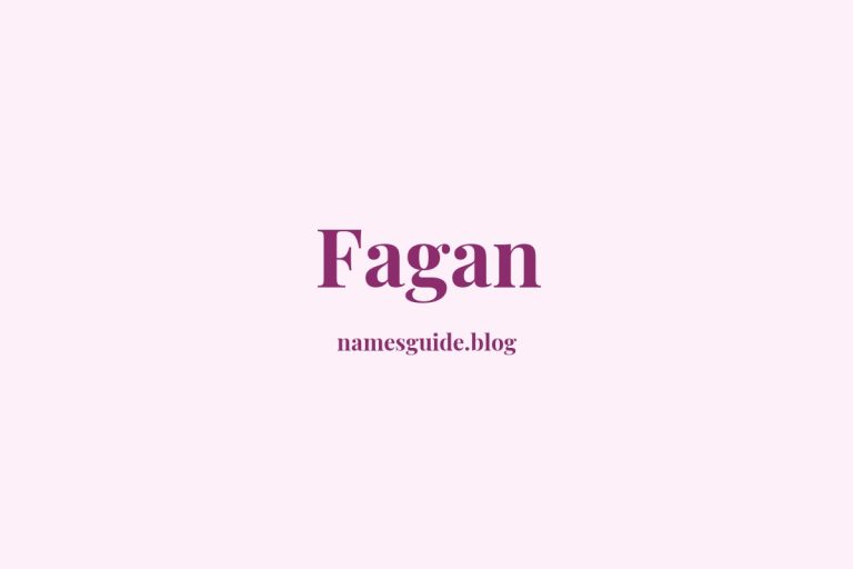 Origin and Meaning of Last Name Fagan