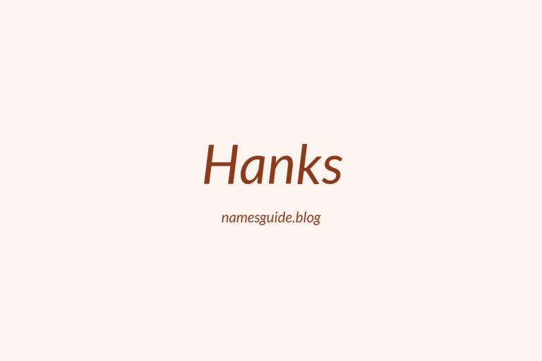 Origin and Meaning of Last Name Hanks