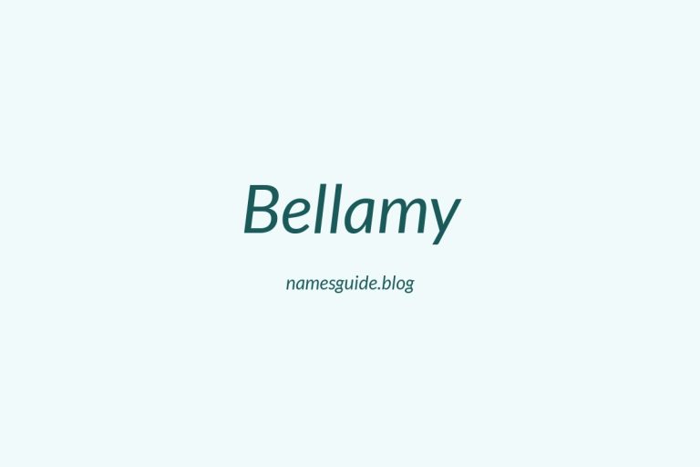 Origin and Meaning of Last Name Bellamy