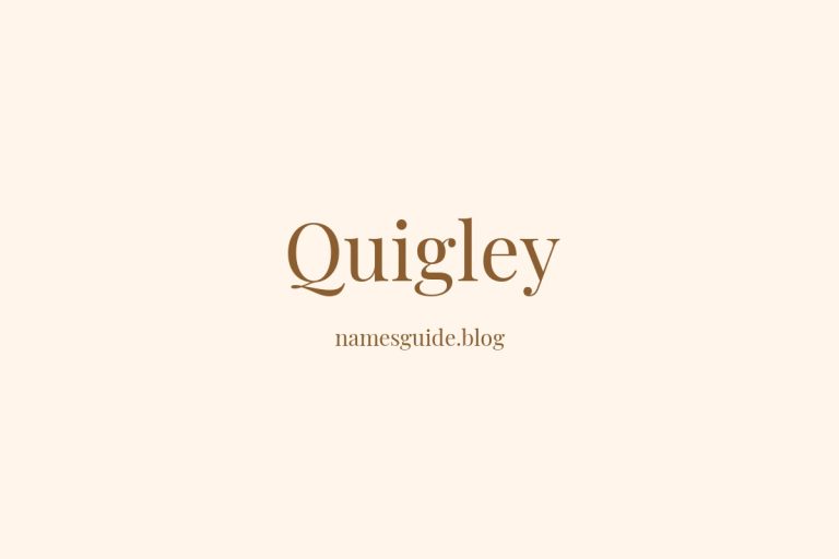 Origin and Meaning of Last Name Quigley