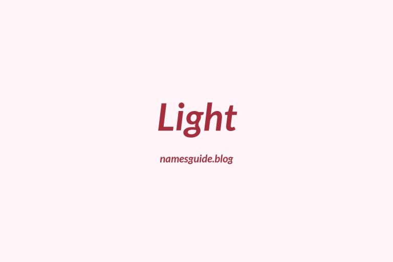 Origin and Meaning of Last Name Light
