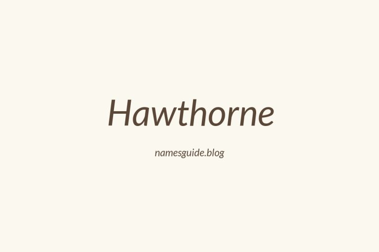 Origin and Meaning of Last Name Hawthorne