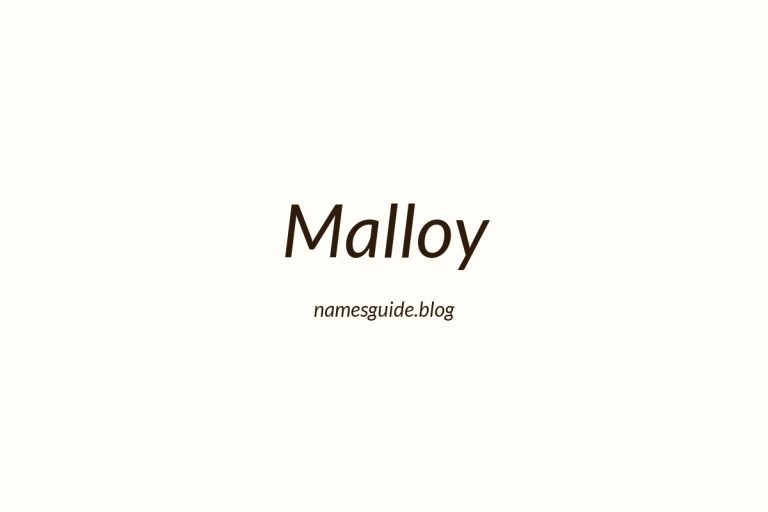 Origin and Meaning of Last Name Malloy