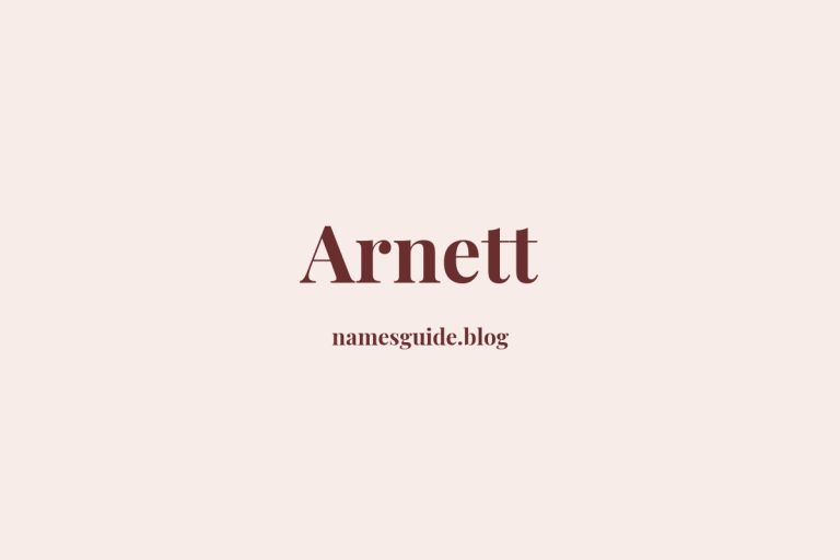 Origin and Meaning of Last Name Arnett