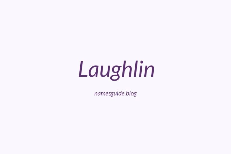 Origin and Meaning of Last Name Laughlin