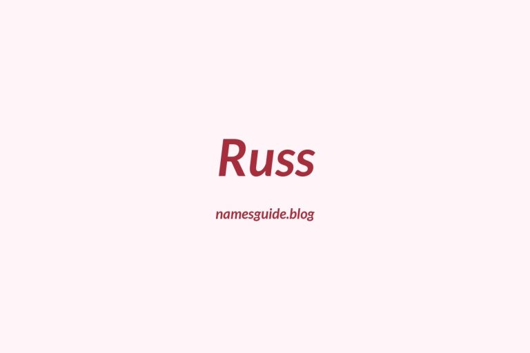 Origin and Meaning of Last Name Russ