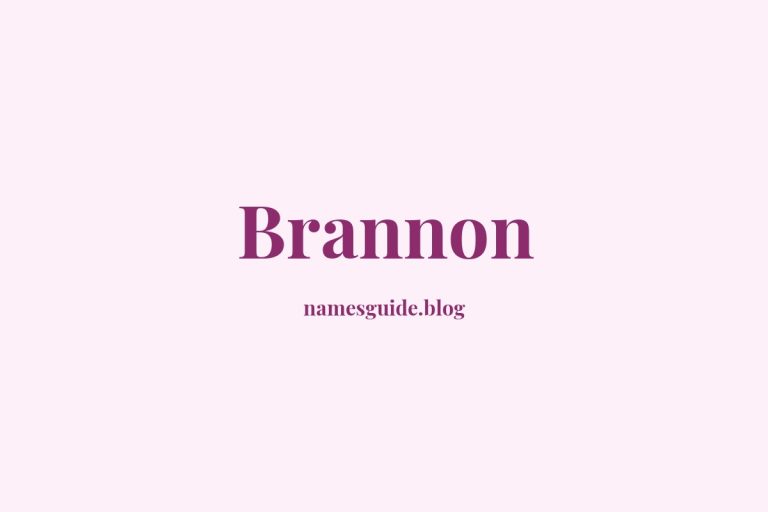 Origin and Meaning of Last Name Brannon