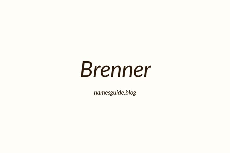 Origin and Meaning of Last Name Brenner