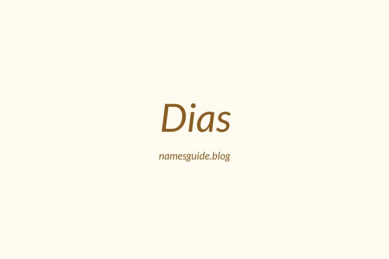 Origin and Meaning of Last Name Dias