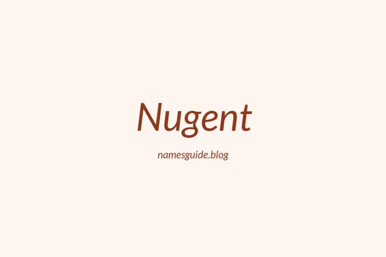 Origin and Meaning of Last Name Nugent