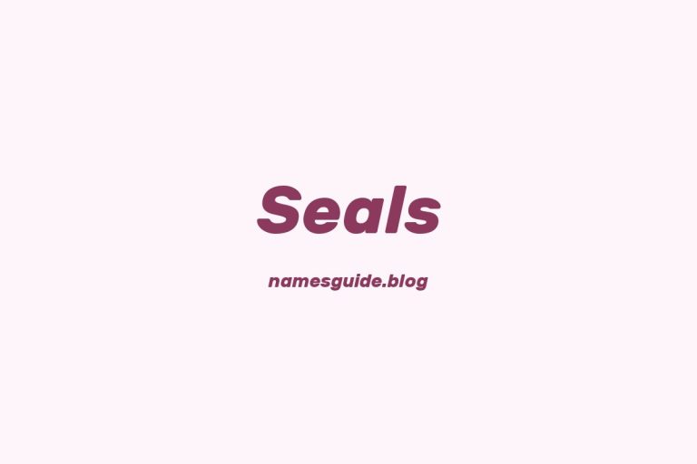 Origin and Meaning of Last Name Seals