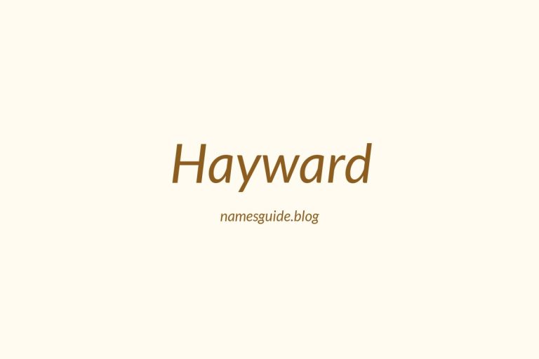 Origin and Meaning of Last Name Hayward