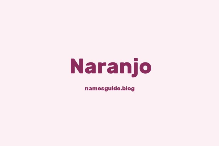 Origin and Meaning of Last Name Naranjo