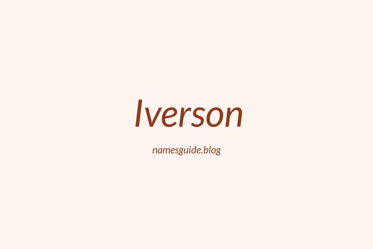 Origin and Meaning of Last Name Iverson