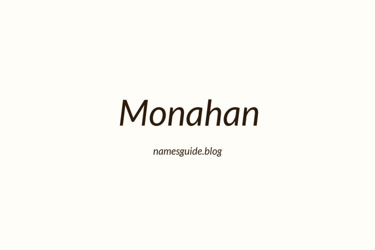 Origin and Meaning of Last Name Monahan