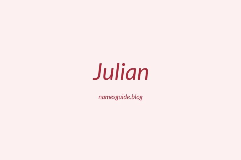 Origin and Meaning of Last Name Julian