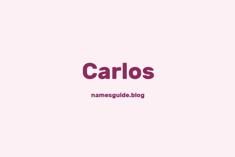 Origin and Meaning of Last Name Carlos
