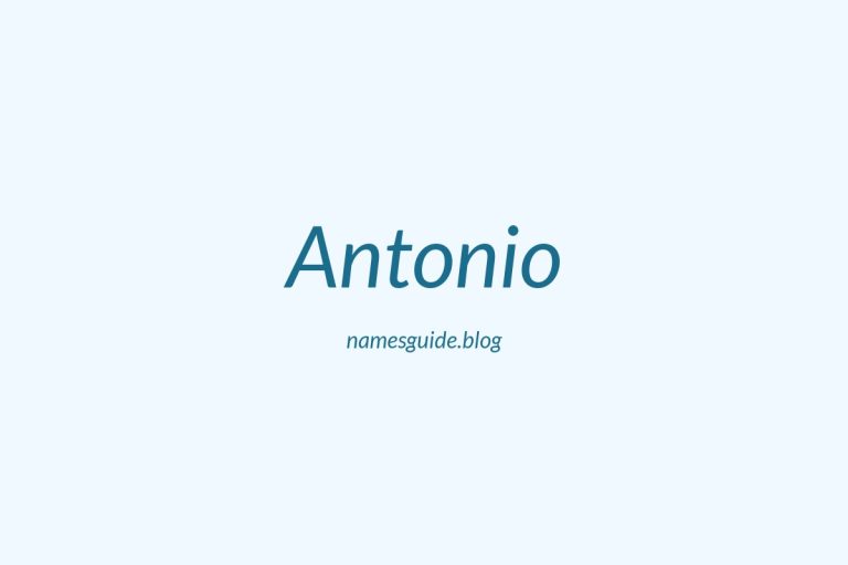 Origin and Meaning of Last Name Antonio