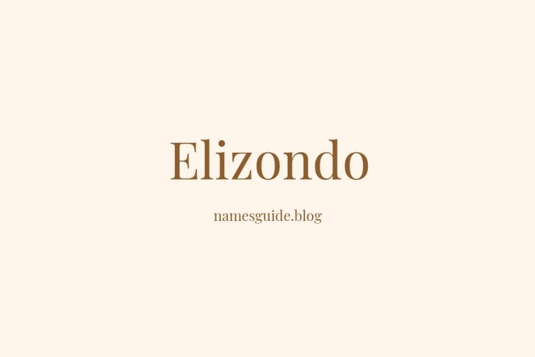 Origin and Meaning of Last Name Elizondo
