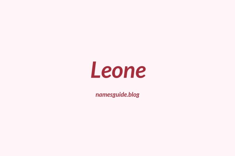 Origin and Meaning of Last Name Leone