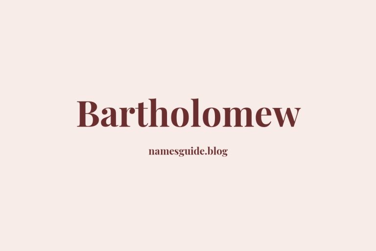 Origin and Meaning of Last Name Bartholomew
