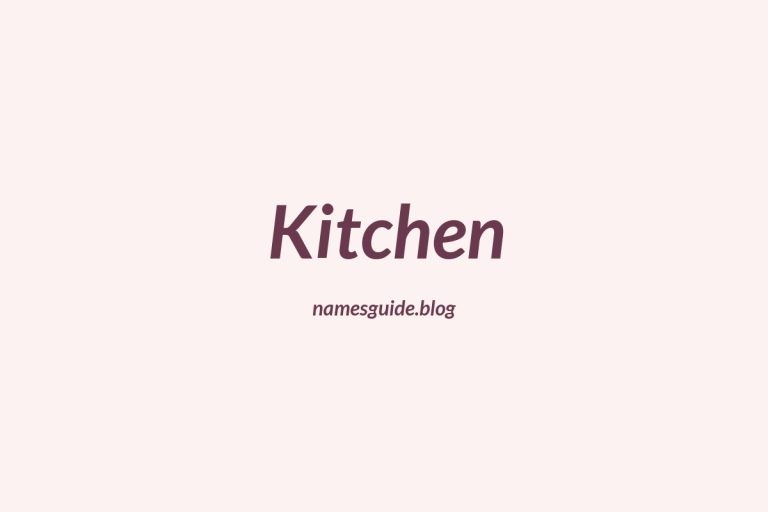 Origin and Meaning of Last Name Kitchen