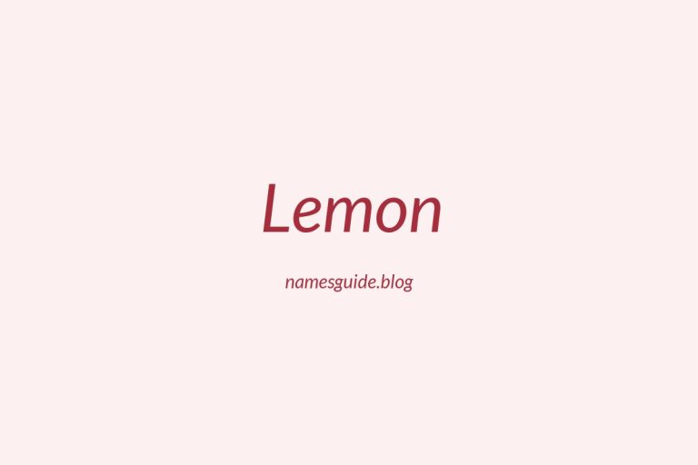 Origin and Meaning of Last Name Lemon