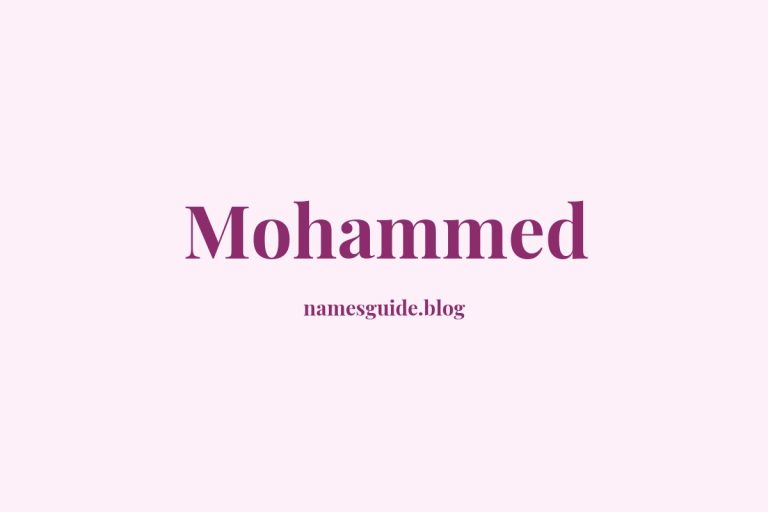 Origin and Meaning of Last Name Mohammed