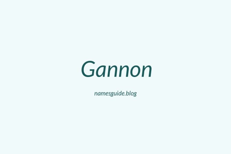 Origin and Meaning of Last Name Gannon