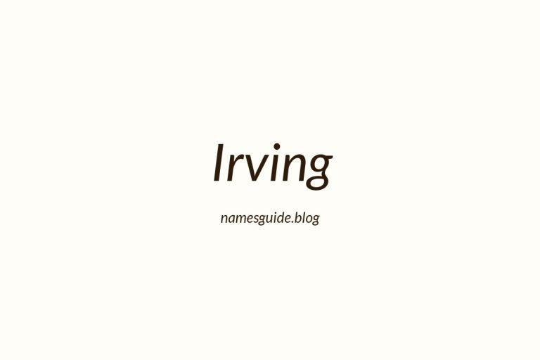 Origin and Meaning of Last Name Irving