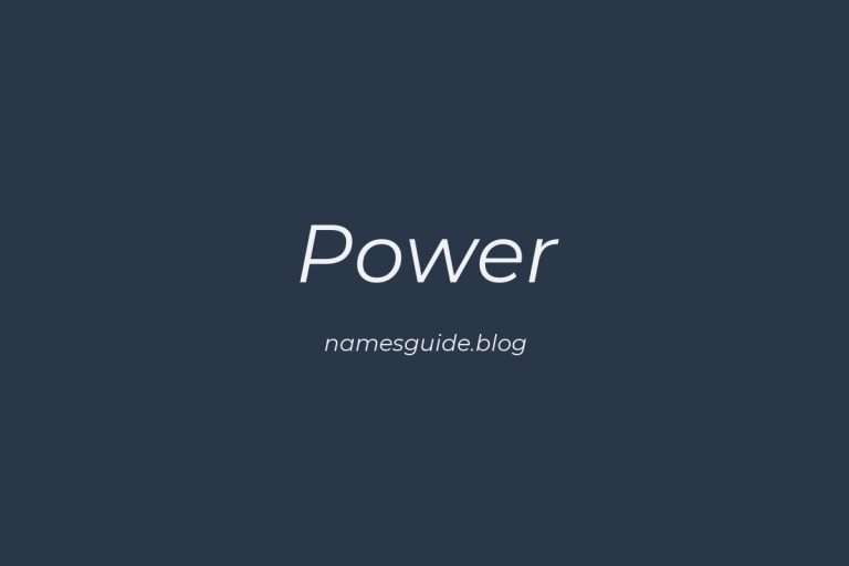 Origin and Meaning of Last Name Power