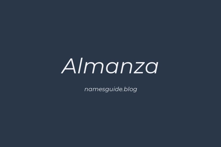 Origin and Meaning of Last Name Almanza