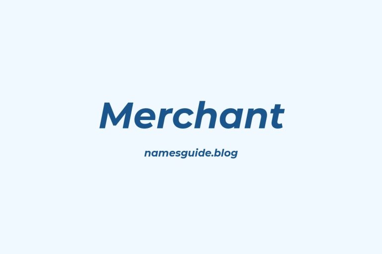 Origin and Meaning of Last Name Merchant