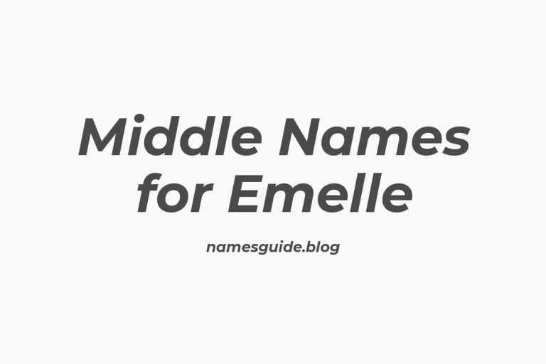 50+ Beautiful Middle Names for Emelle to Inspire Your Baby Name Choice