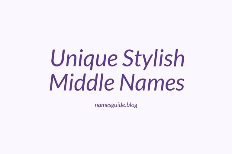 37+ Unique and Stylish Middle Names for Kendrix You’ll Love