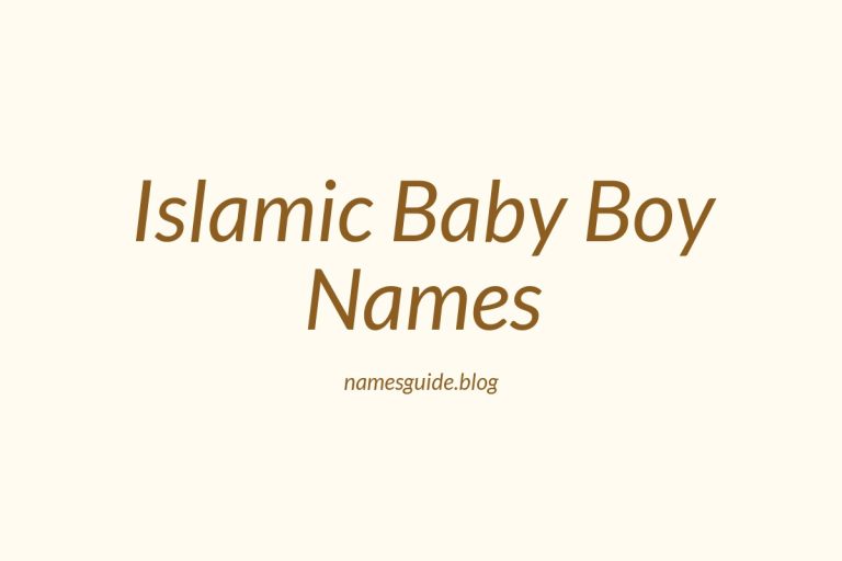 47+ Beautiful Islamic Baby Boy Names with Meanings