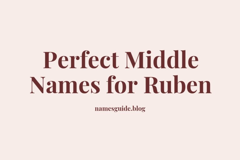 38+ Perfect Middle Names for Ruben That You’ll Love